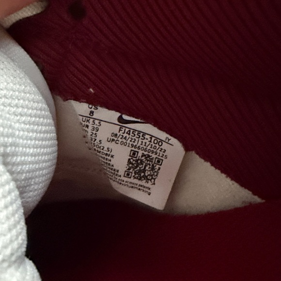 Women's Nike Dunk Low PRM Vintage Team Red - Picture 7 of 7